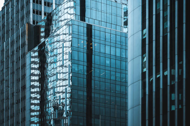 istock Hong Kong Commercial Building Close Up 1154423121