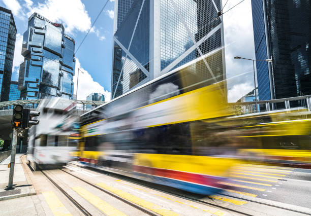 istock Commuting in city, Hong Kong 1154427000