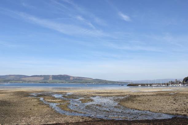 istock Sky over beach and marina. 1154427690