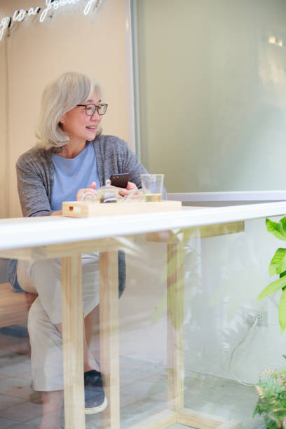 istock Senior lady leisure smiling portrait 1154427846