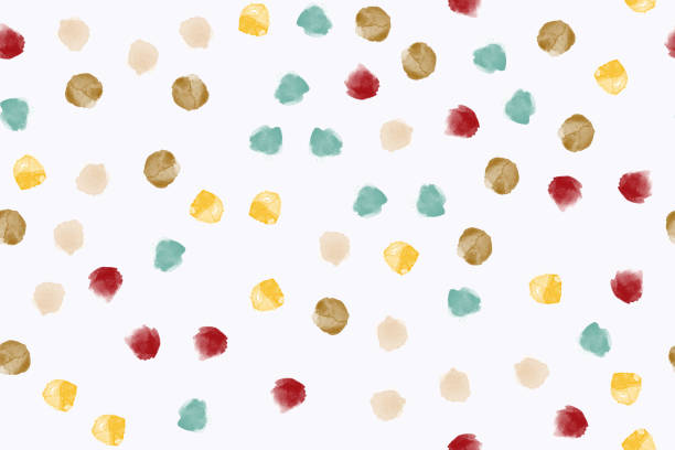 istock Color, abstract, diverse seamless pattern with colorful watercolor stains made in vector 1154428006