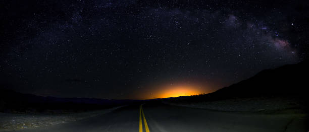 istock Milky Way Above Road 1154429344