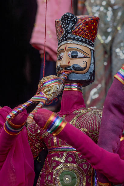 istock wooden puppet selling shop sadar bazaar pushkar Rajasthan 1154431131