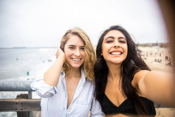 istock Friends Taking a Selfie on the Pier 1154433433
