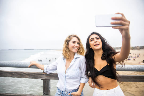 istock Friends Taking a Selfie on the Pier 1154433458