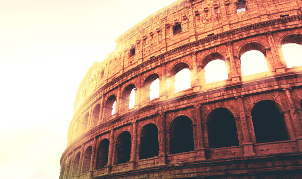 istock Roman Colosseum during sunset 1154438285