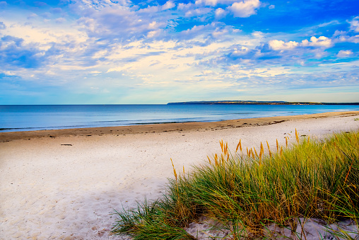 Idyllic beach landscape in Rügen- Dranske, Baltic Sea, Germany, Europe