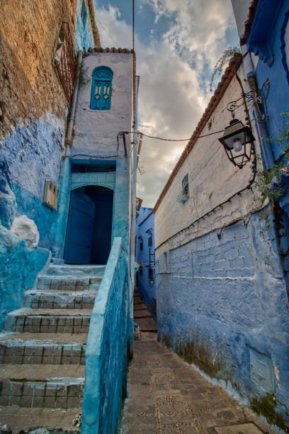 istock Street in blue. Chefchaouen, Morocco 1154440013