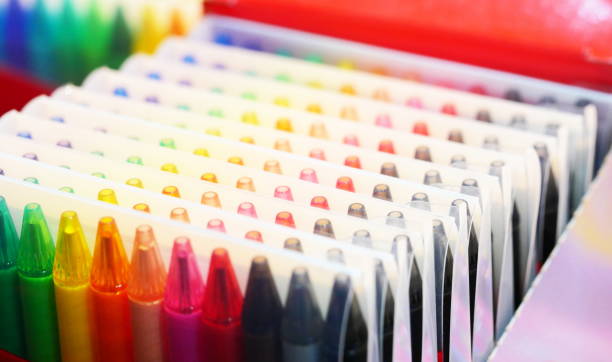 istock Set of colorful felt tip background 1154442848