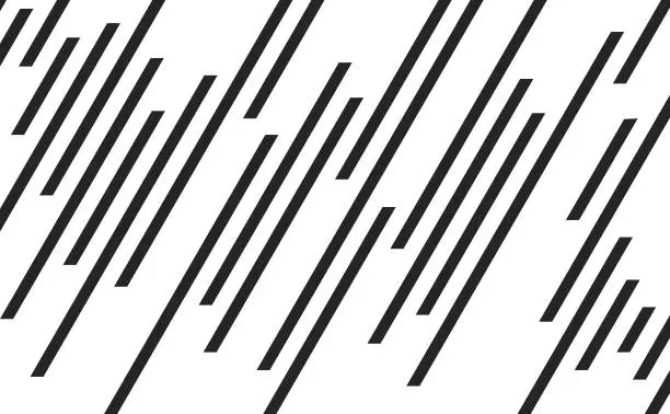 Vector illustration of Angle speed lines pattern background