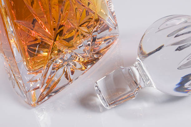 Scotch Whiskey in Cut crystal Decanter