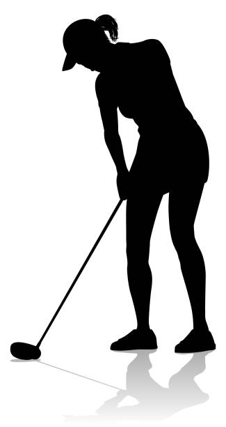 istock Golfer Golf Sports Person Silhouette 1154449602