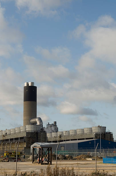 istock Chimney on a power plant 115444996