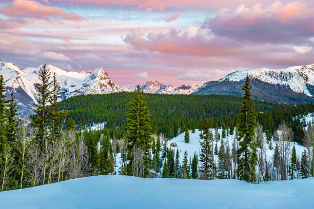 istock Colorful Sunset in Silverton, Colorado 1154454620