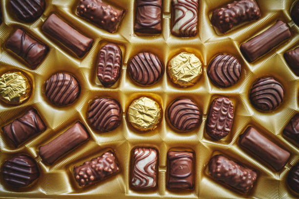 Finest Chocolate Pralines in a Chocolate Box
