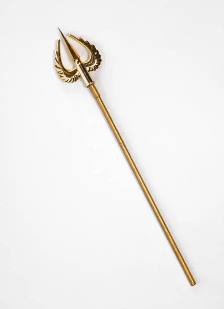 Neptune's Sea Trident on a white background