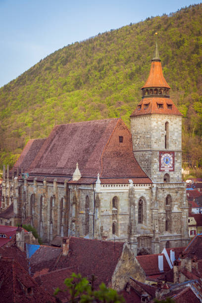 istock Black Church in Brasov 1154465954