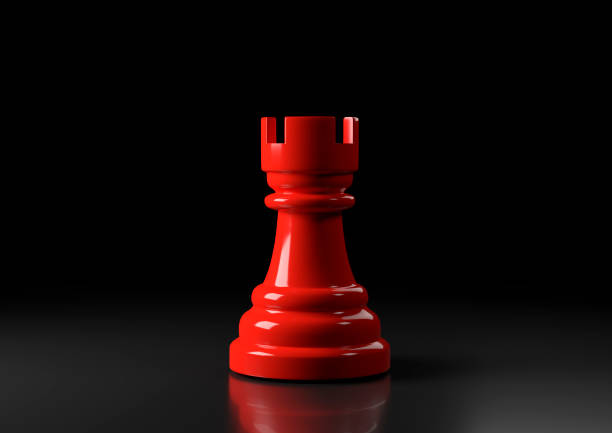 Close-up Of A Rook Chess Piece Stock Photo, Picture and Royalty Free Image.  Image 10236223.