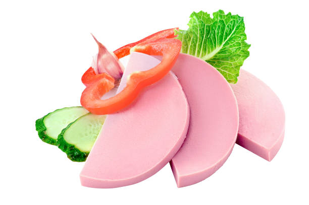 istock sliced boiled sausages isolated 1154468325