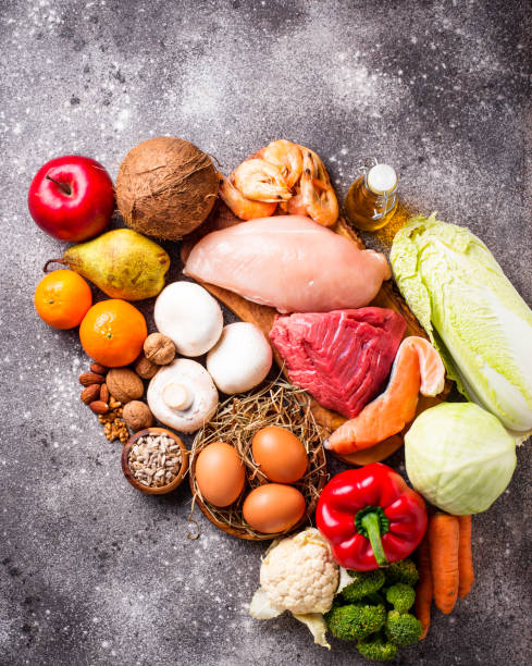 istock Healthy products for paleo diet 1154475503