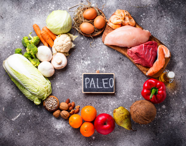 istock Healthy products for paleo diet 1154475517