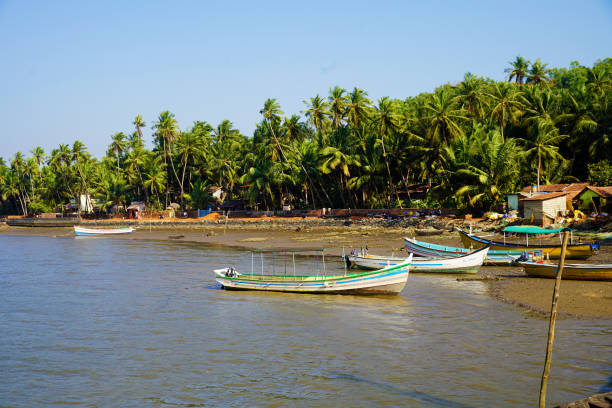 istock Fishing Village in Kumta 1154475628