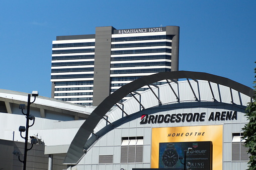 Bridgestone Arena stadium in Nashville, Tennessee, USA