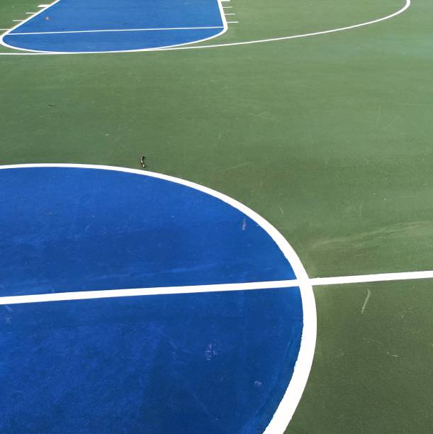 istock Abstract basketball court 1154487068