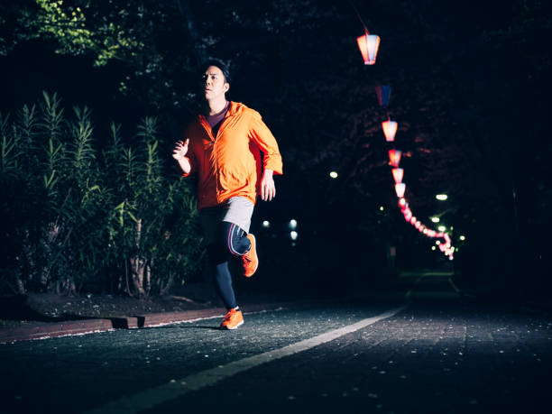 istock Nighttime Running in Tokyo Japan 1154489712