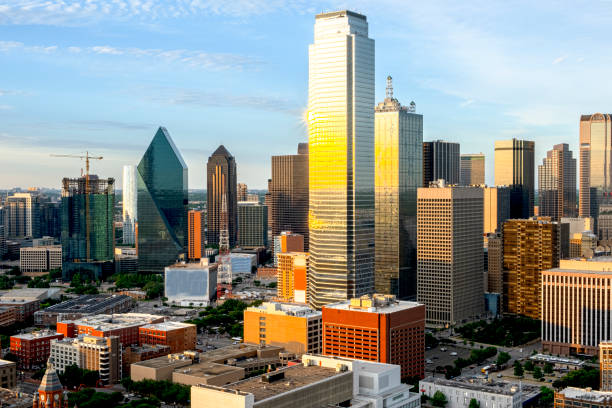 istock Dallas Texas skyline shot in May 2019 1154494333