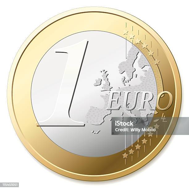 Vetores de De Euro e mais imagens de Moeda da Comunidade Europeia - Moeda da Comunidade Europeia, Moeda da União Europeia, Moeda