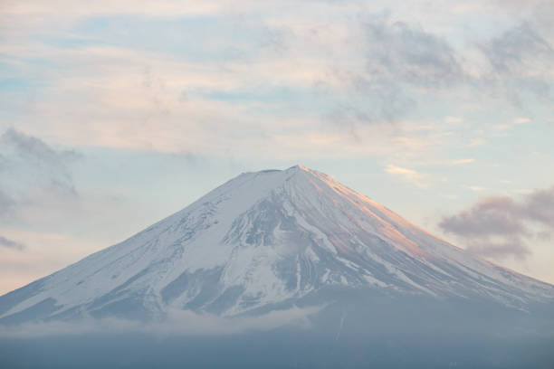 istock Mount Fuji with twilight sky 1154513443