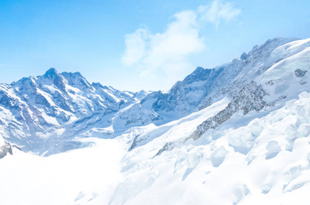istock Alps Eiger and Jungfrau dramatic snowy mountain peaks panorama Switzerland. 1154515739