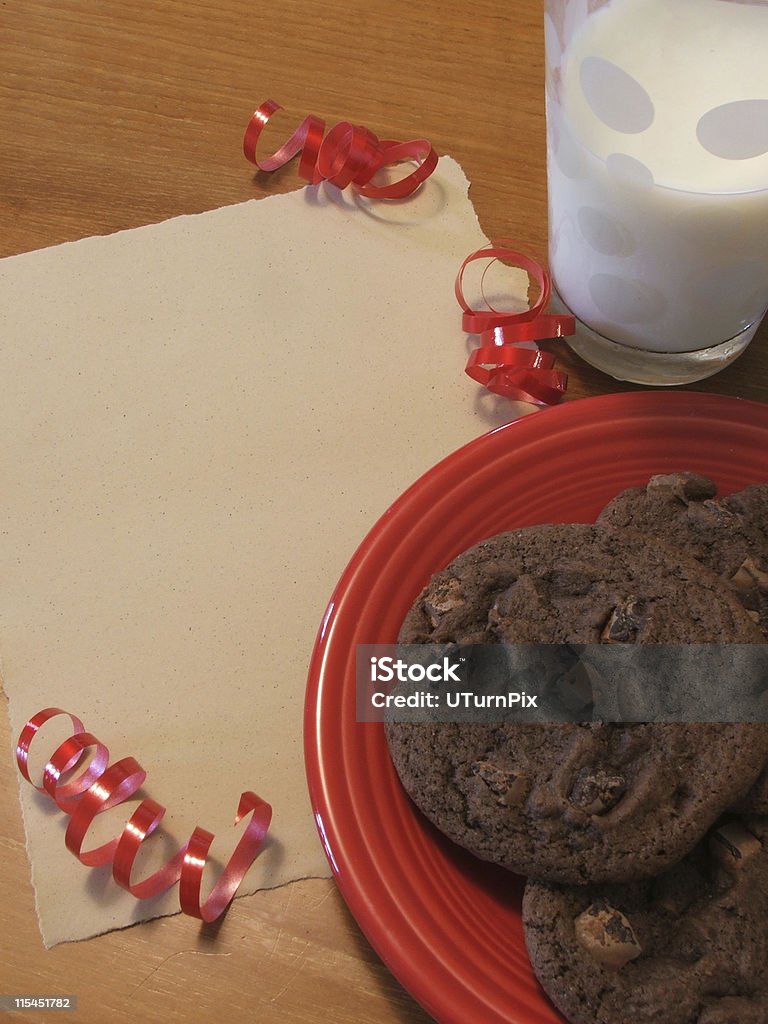 Cookies für Santa - Lizenzfrei Abwarten Stock-Foto