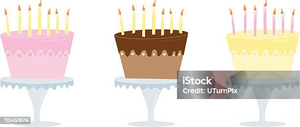 3 つのケーキ - おやつのベクターアート素材や画像を多数ご用意 - おやつ, お祝い, アイシング