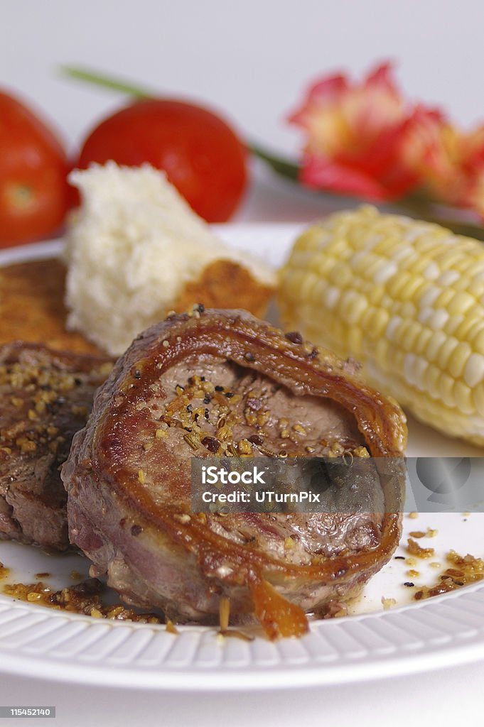 Rustico Bistecca di manzo Filet - Foto stock royalty-free di Abbrustolito