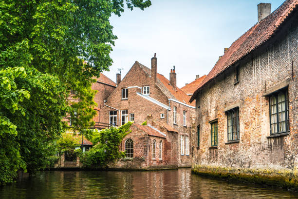 사용 - bruges cityscape europe autumn 뉴스 사진 이미지