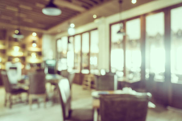 istock Abstract blur and defocus coffee shop cafe and restaurant interior 1154524973