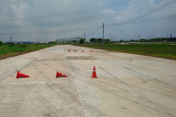 istock The traffic cone in the race track. 1154530633