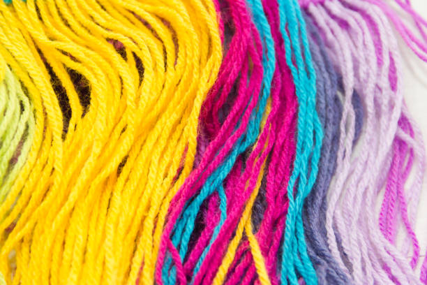 istock textured background of colorful woolen threads 1154533079