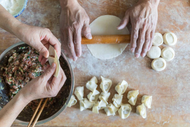 istock Homemade Cooking chinese Ravioli (Huntun Yuntun Wonton) 1154540392