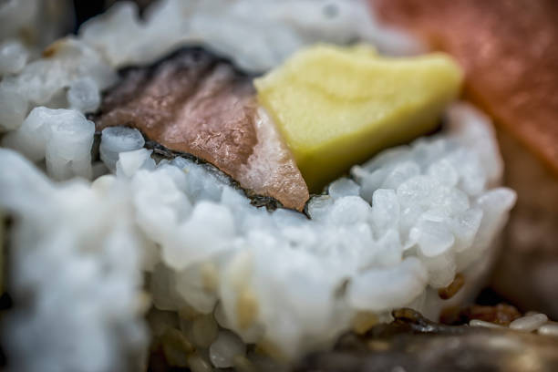 istock Close-up of California Rolls 1154540675
