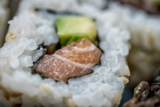 istock Close-up of California Rolls 1154540731
