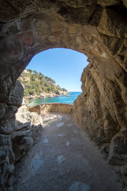 istock Round roads through Lloret de Mar, Costa brava 1154545497
