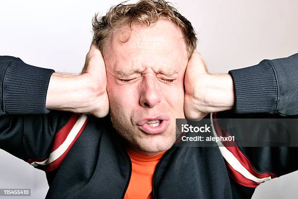 Overacted Vi Stock Photo - Download Image Now - Pain, Finger on Lips, Noise