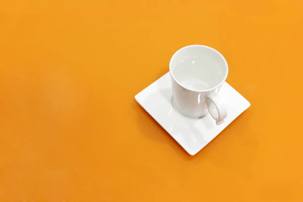 Cup of freshly brewed latte coffee on a light background. High quality photo