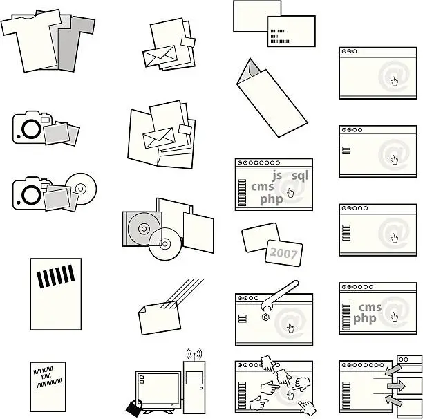 Vector illustration of Corporate Products