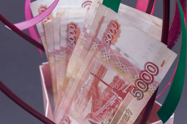 Russian money, cash