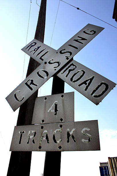 istock Rail Road Crossing Sign 115457991