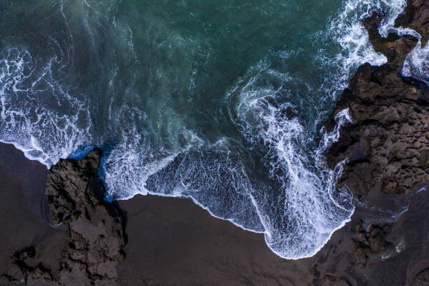 istock Powerful waves breaking along the shoreline in Bali 1154580176